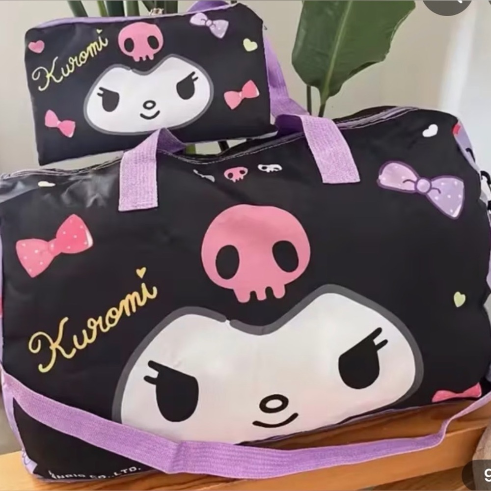 ❤️❤️SANRIO MYSTERY BUNDLE with Kuromi Crossbody Duffle and Pouch